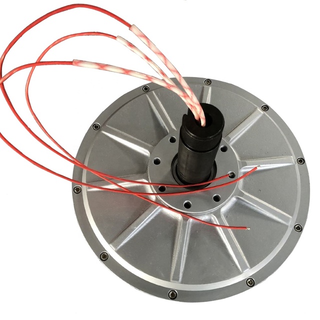 300W 150rpm 12v 24v Inner Rotor AC PMA PMG 3 Phase Low RPM Coreless Permanent Magnet Generator Alternator 50/60Hz RX