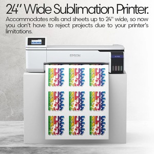 เครื่องพิมพ์แบบ Dye Sublimation SureColor SC-F570 F530 ขนาด 24 นิ้ว A1 สำหรับงานพิมพ์สีขนาดใหญ่ในสำนักงาน โปสเตอร์กราฟิก SC-T3180D - Product Image 3