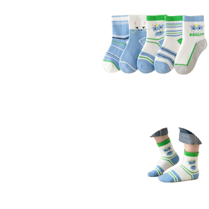 Kaos Kaki Anak Musim Gugur Musim Dingin Katun Anak Laki-Laki Setengah Betis Berlapis Bulu Kaos Kaki Anak Perempuan Hangat Kaos Kaki Lantai Tebal Anti-Bakteri untuk - Product Image 2