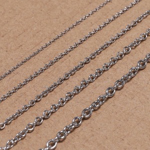 St. Kunkka Stainless Steel O-<b>Chain</b> 1.2 1.6 2.5 3.0mm Round <b>Cross</b> <b>Chain</b> Jewelry Finding Necklace <b>Chain</b> DIY Accessory - Product Image 4
