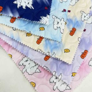 Mochila escolar impermeable tela precio de fábrica diseño de punto compuesto de sarga acolchado ultrasónico con patrón impreso para niños niñas - Product Image 3