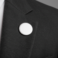 Badges ronds personnalisés en métal imprimé avec motif étoile réfléchissant, durables, avec logo et dimensions sur mesure