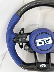 Volant personnalisé avec garniture en cuir noir pour Audi A3 A4 A5 A6 A7 A8 C7 S8 R8 Rs3 RS6 B8 B9 S7 RS S <span class=keywords><strong>Line</strong></span> - Product Image 3