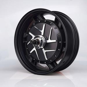 Moteur de moyeu BLDC rapide pour moto, pour pneu large de 17 pouces (6.0), vente chaude usine, modèle Bare-Rim Hub Mot - Product Image 1