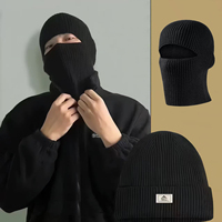 Chapeau Balaclava Complet pour l'Hiver, Chaud, pour les Sports de Plein Air, le Ski, le Cyclisme et la Randonnée, Logo Personnalisé