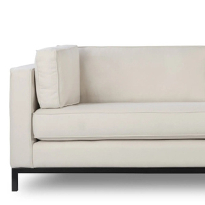 Sofá seccional moderno 2025 con cubierta extraíble con mechones, sala de estar de diseño sencillo, sofá de suministro directo de fábrica de cuero de madera - Product Image 1