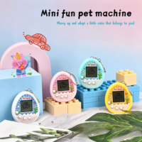 Console de jeu électronique miniature pour joueurs de jeux portables, pendentif porte-clés, écran non tactile