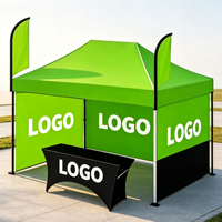 Bannière déroulante portable en aluminium avec logo personnalisé, support publicitaire, bannière déroulante avec support pour événements