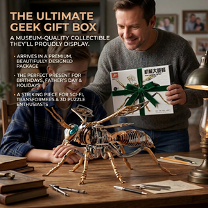 Kit Modello Ape in Metallo - Puzzle Meccanico 3D in Acciaio Inossidabile <span class=keywords><strong>per</strong></span> Adulti - Arte da Scrivania e <span class=keywords><strong>Regalo</strong></span> Antistress - Product Image 5