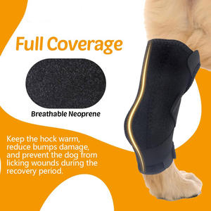 Soporte Innovador y Duradero para Patas de Perro con Correa en X, Material de Neopreno, Manga Calefactora para Articulación Trasera (Patrón Sólido) - Product Image 4