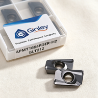 Plaquettes de fraisage en carbure pour usine APMT1604PDER APMT11355PDER M2 H2, inserts de fraisage CNC à avance rapide APMT 160408 113508