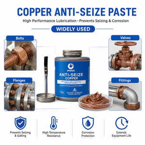 Bouteille de 450g de graisse anti-adhérente en cuivre résistante à la corrosion à haute température pour la réparation automobile - Product Image 2