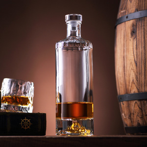 Botella <span class=keywords><strong>de</strong></span> cristal <span class=keywords><strong>de</strong></span> pedernal Extra personalizada, 500ml, 700ml, 750ml, para Gin, Vodka, Whisky, Tequila, licor, <span class=keywords><strong>Alcohol</strong></span> Apothek, espíritus <span class=keywords><strong>de</strong></span> Oslo - Product Image 4