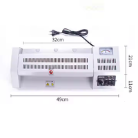 Machine à plastifier thermique A3 pour la maison, le bureau et l'école, avec pochettes automatiques pour un plastage efficace, rouleau de dorure à chaud, format papier A3