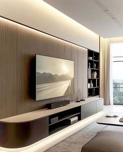 Mueble de TV de Diseño Personalizado y Duradero, Conjuntos de Muebles de Sala de Estar de Alta Gama - Product Image 3