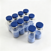 Peptides GHK-CU 20mg de qualité supérieure, matières premières cosmétiques, haute pureté, poudre de peptides GHK-CU lyophilisés, meilleur prix