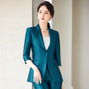 2024 New High-End Women's Suit Jacket For Spring Summer Fashionable Formal Business Work Suit With Temperament For The Workplace