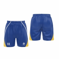 Shorts de basket-ball en mesh personnalisés, imprimés par transfert thermique, respirants, séchage rapide, été, homme, grande taille, 100% polyester, shorts de sport