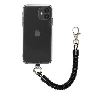 Wholesale Telephone Wire <b>Key</b> Ring Hanging Lobster Clasp Keychain Elastic Loop Spring <b>Lanyard</b> Tether Mobile Phone Straps - Product Image 3