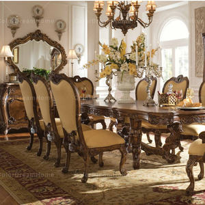 Cấu trúc gỗ cổ điển chạm khắc ăn uống bên ghế Đồ NỘI THẤT PHÒNG ăn theo phong cách Mỹ sang trọng - Product Image 5