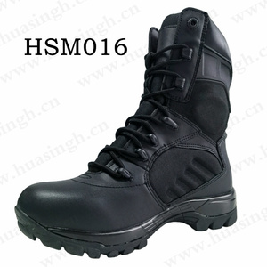 LXG, stivali da combattimento <span class=keywords><strong>tattici</strong></span> di alta qualità in pelle di mucca naturale neri - Product Image 3