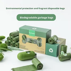 Distributeur de sacs à déjections pour animaux de compagnie en plastique écologique, simple, portable, avec logo personnalisé, pour les promenades en plein air et les voyages - Product Image 3