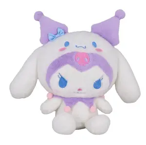 Оптовая продажа по индивидуальному заказу Sanrio My Melody Curomi с корицей, плюшевая кукла, брелок на день Святого Валентина, подарок для детей, игрушка