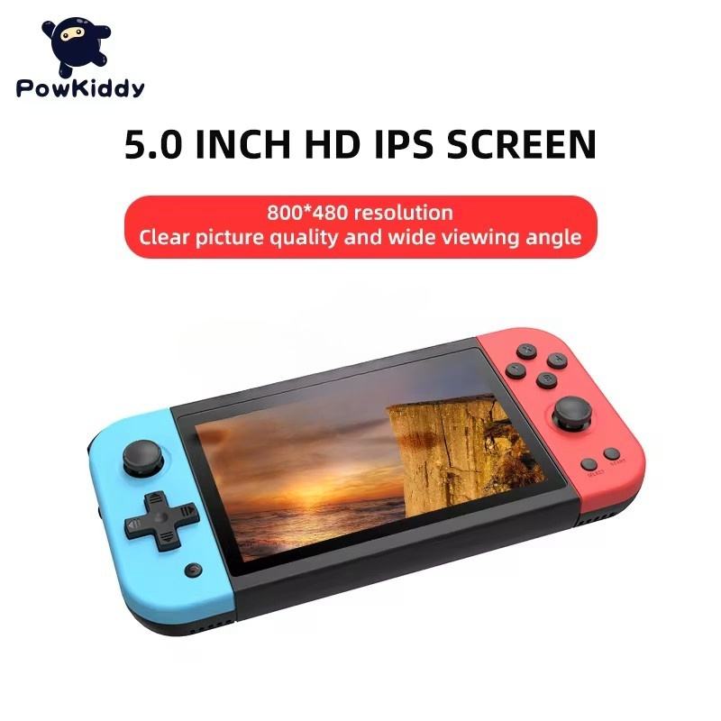 5インチ画面X51ハンドヘルドレトロゲームビデオゲームコンソールMP4