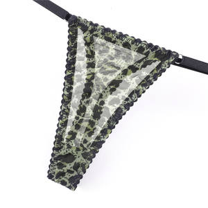 Conjunto de Lencería de Malla Transparente con Estampado de Leopardo de Lujo, Nuevo Conjunto de 3 Piezas de Sujetador y Tanga para Pechos Grandes - Product Image 3