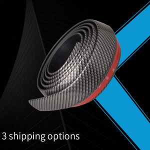 Universal Carbon Fiber <strong>Car</strong> Front Bumper Side Rubber Lip Trasero Splitter Bumper Gloss Spoiler <strong>Diffuser</strong> Chin Bumper <strong>Protector</strong> - Product Image 1