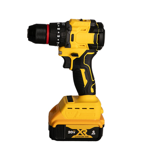 Bán buôn công cụ điện <span class=keywords><strong>Kit</strong></span> Máy khoan pin không dây búa tác động khoan điện cờ lê không chổi than khoan công cụ - Product Image 4