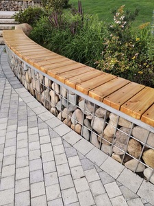 Cage en <span class=keywords><strong>gabion</strong></span> durable à assembler facilement, soudée en usine, pour <span class=keywords><strong>bordure</strong></span> de jardin, parterre de fleurs - Product Image 6