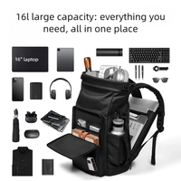 Nouveau sac à dos pour homme avec grande capacité, sac à dos multifonctionnel imperméable pour ordinateur portable, sac à dos de voyage décontracté