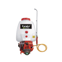 Pompa Plunger Farmjet 25L / 30L Peralatan Penyemprot Mesin Pertanian Penyemprot Ransel dan Penyemprot Bensin