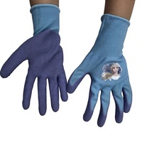 Gants de protection mignons pour enfants en nylon souple 13/15 gauge, imperméables, résistants à l'huile et antidérapants pour le jardin et la cuisine