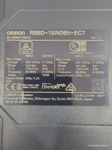 Servoaccionamiento AC <span class=keywords><strong>R88D</strong></span> 1SN08H <span class=keywords><strong>ECT</strong></span> de 750W para PLC - Product Image 3