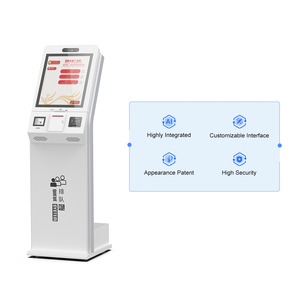 Banka, hükümet ve kamu hizmeti salonu, kuyruklama yönetim sistemi için dokunmatik ekranlı 19 inç bağımsız kuyruk kiosku - Product Image 5