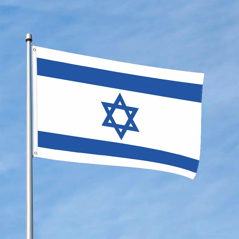 Hn Лидер продаж, флаг Израиля, оптовая продажа, флаг в форме флажка в виде флажка 100% полиэстера, Израиля, большой флаг