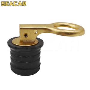 Bouchon de vidange de pont marin extensible en caoutchouc Seacar Brass Scupper Plug 1,25 pouce, quincaillerie marine pour bateau - Product Image 4