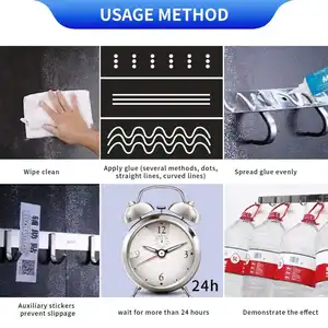 Hot Sale High Quality Waterproof High Strength Punch Free Adhesive For Bathroom Pendant Fitment And Heavy Duty Construction