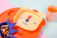 Assiettes en paille de blé sans BPA pour bébés et tout-petits – Vente chaude