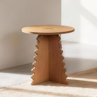 Table basse d'appoint en bois moderne pour salon, design chinois, avec structure à mortaise et tenon en bois, vente en gros