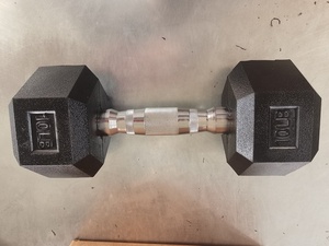 Set <span class=keywords><strong>Fitness</strong></span> da palestra manubri in gomma esagonale esagonale in acciaio rivestito in gomma con peso libero - Product Image 5