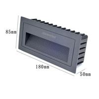 Lampes LED à encastrer 24V 110V 220V avec boîtier en aluminium 3000K 4000K 6000K 5W pour les escaliers