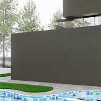 Nouvelle version améliorée du revêtement extérieur ASA, panneau mural en bois composite co-extrudé imperméable, poudre de bois WPC pour la décoration de la maison