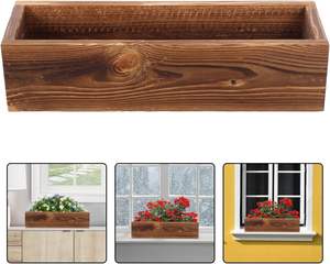 <span class=keywords><strong>Jardinière</strong></span> rectangulaire en bois rustique personnalisée pour l'extérieur pour une utilisation en ferme et dans le jardin avec lotion aux huiles essentielles crème pour le visage - Product Image 4