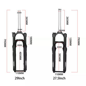 X-FUSION RC32 VTT VTT Vélo Fourche Avant 26/27.5/29 pouces Course 100/120mm Amortisseur D'air À Distance De <span class=keywords><strong>Suspension</strong></span> Pièces De Vélo - Product Image 3