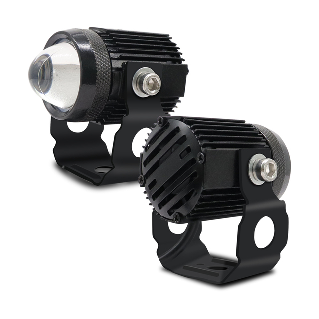 15W Mini Motor Headlight White+yellow Motorcycle LED Lights 150LM IP67 12V New Auto Lighting System for Universal Cars