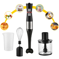 Blender Tangan Stick Hand Blender Licuadora De Mano Top Ranking 300W 3 in 1 Blender Tangan Lepas Pasang Pengocok Telur Chopper Penghancur Blender Imersi