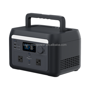 Station d'alimentation portable intelligente en gros 1000W 600Wh avec double prise CA US 110V, contrôle WiFi via application, batterie extensible - Product Image 2